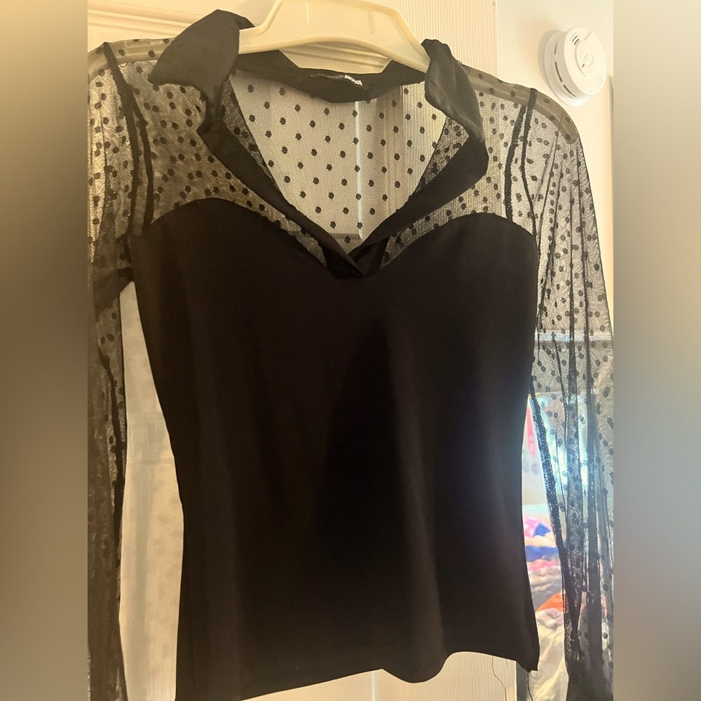 See through blouse